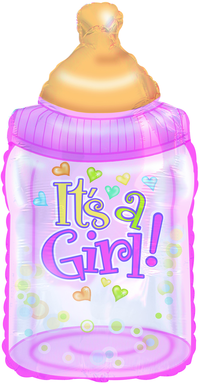 Its A Girl Baby Bottle